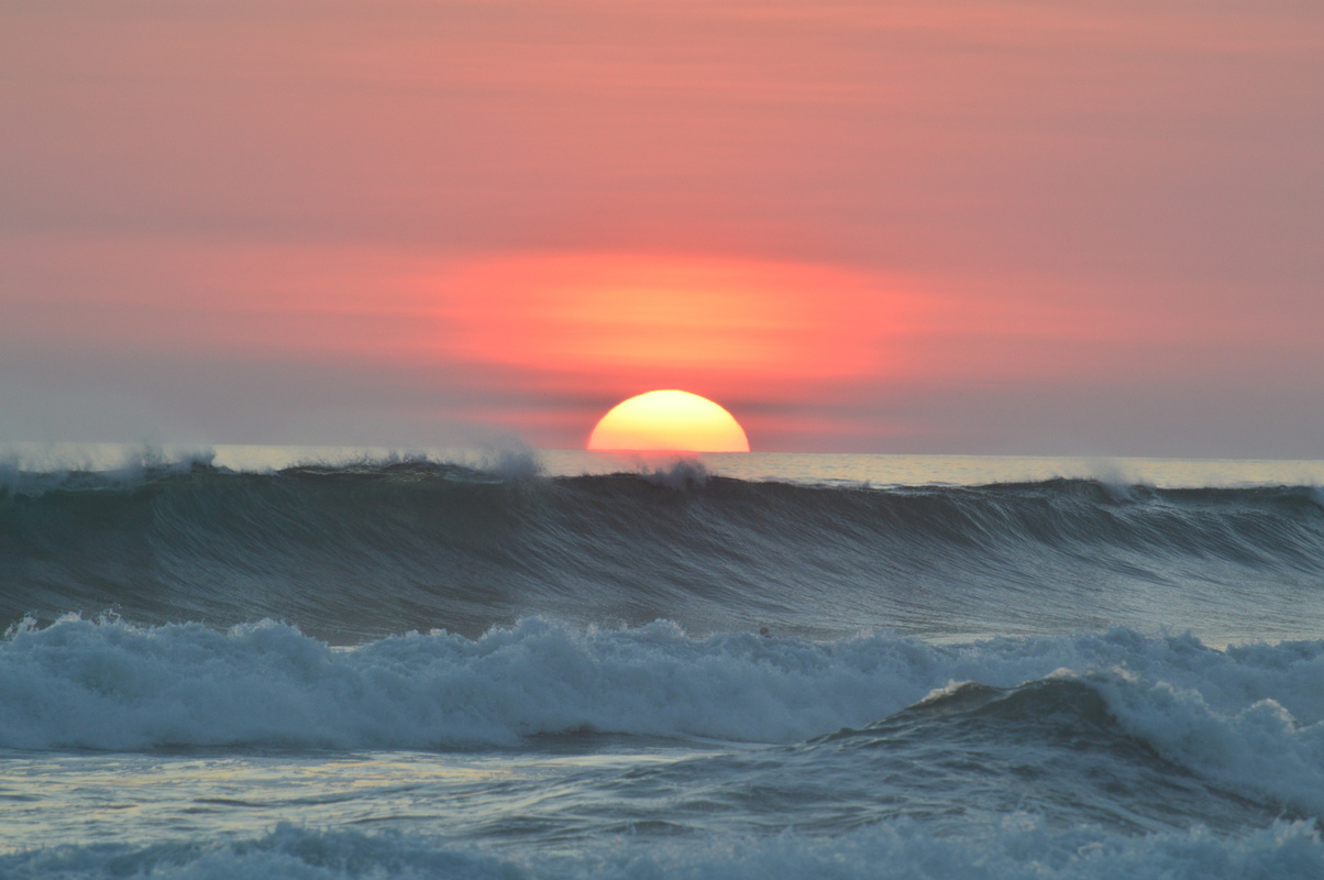 Sunset in the Ocean